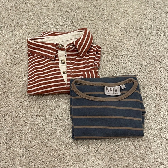 Set of 2, long sleeve cotton shirts, size 5 - Picture 6 of 6